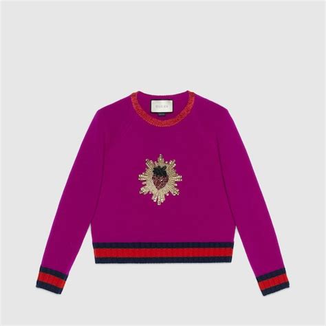 gucci collegiate cardigan sweater|Gucci sweater price.